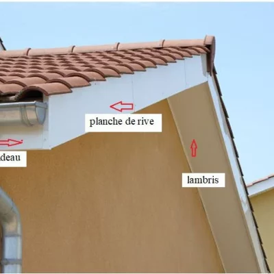 Habillage planche de rive