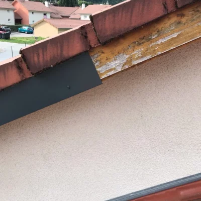 Habillage rives de toit aluminium laqué